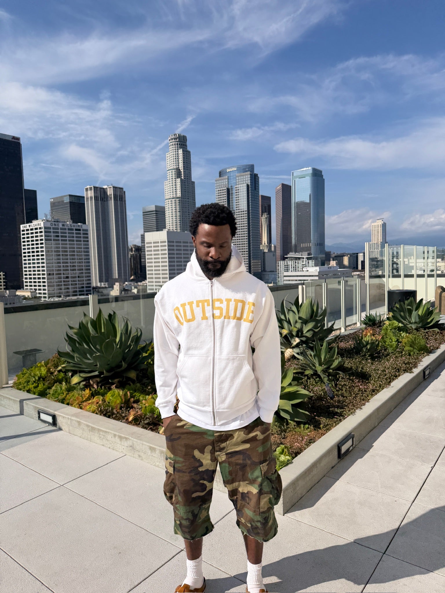 Outside Zip Up | Beach Sand