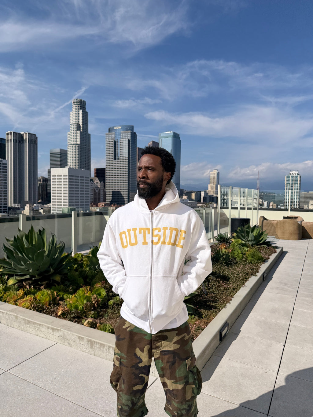 Outside Zip Up | Beach Sand