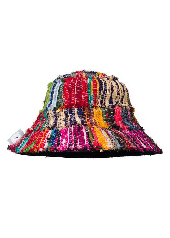 CrZy Bucket Hat | Up-cycled White