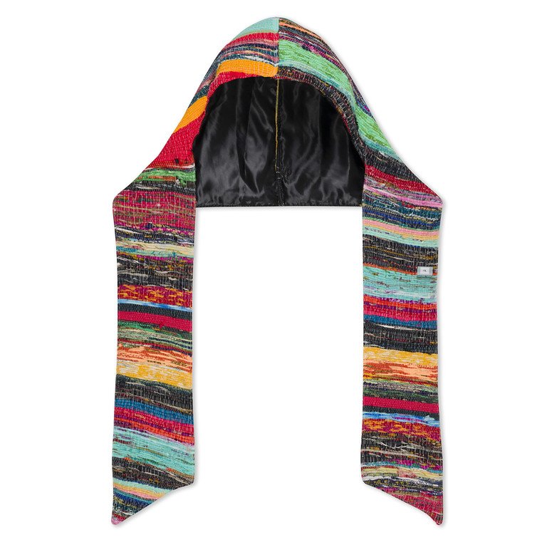 CrZy Hooded Scarf  |  White