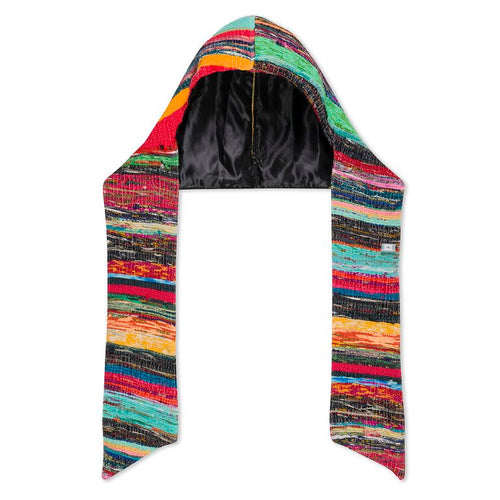 CrZy Hooded Scarf  |  White