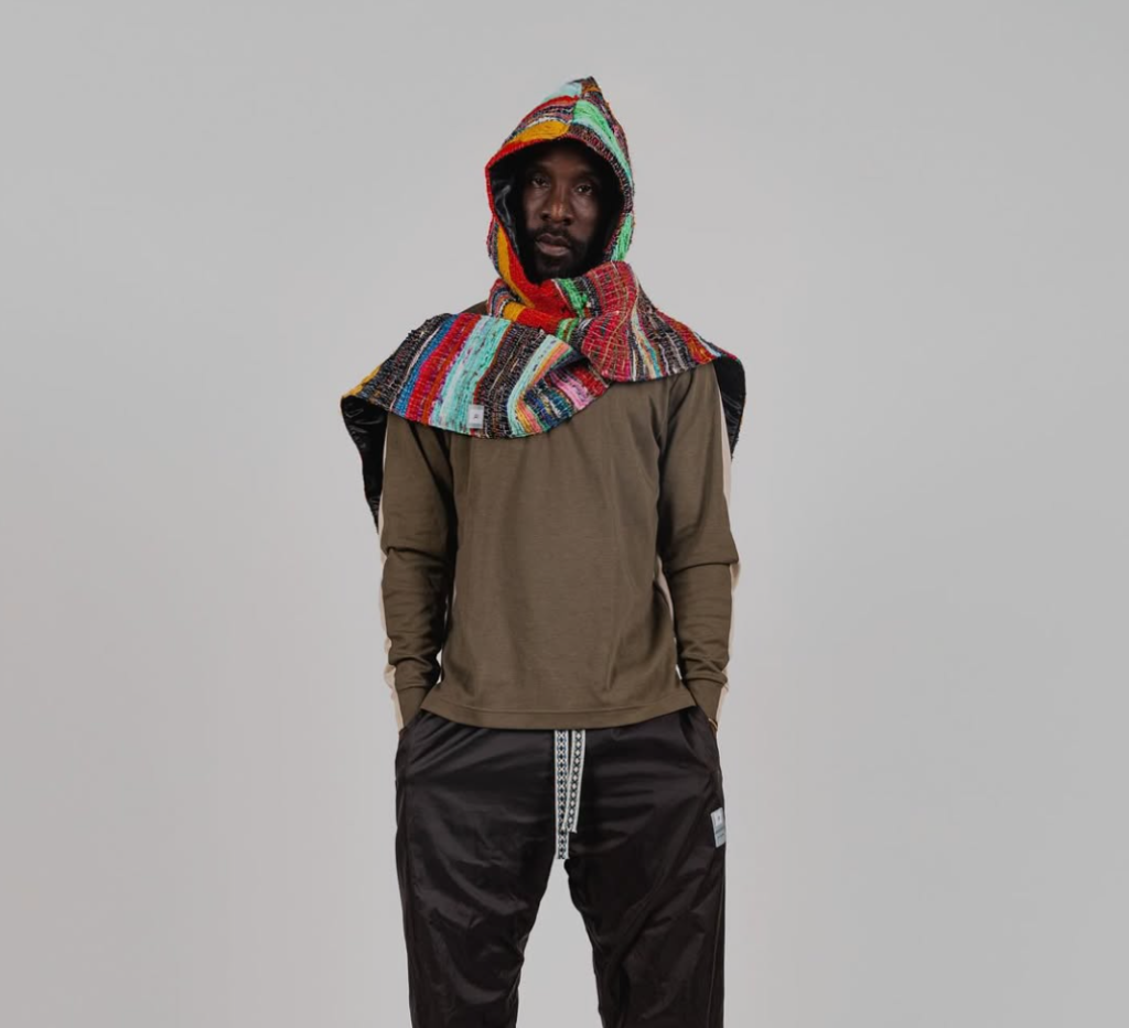 CrZy Hooded Scarf | Blue