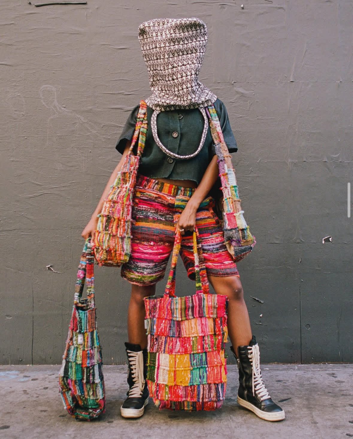 CrZy Tote | Up-cycled Yellow