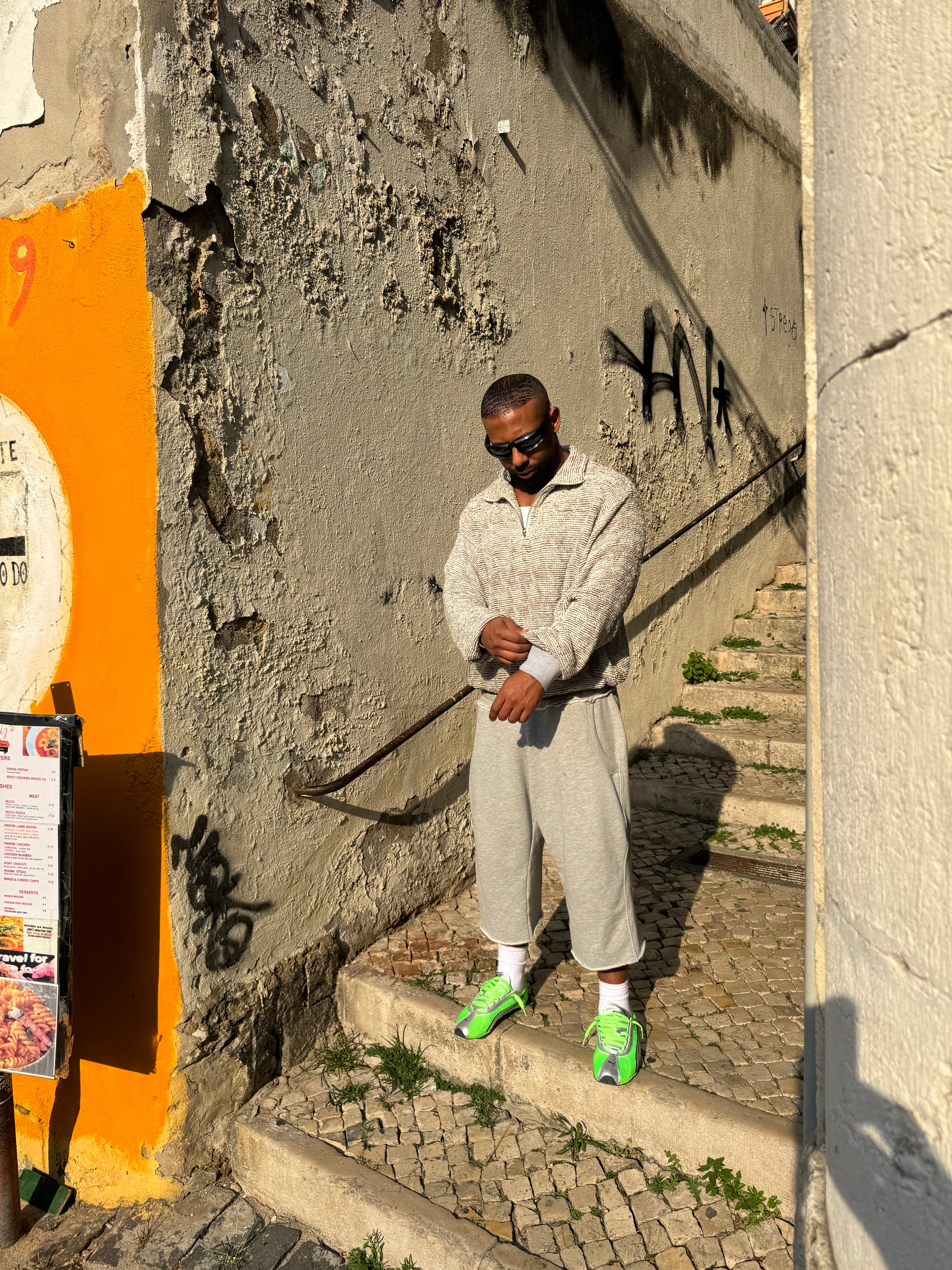 1/4 Zip Up | Sand Dune