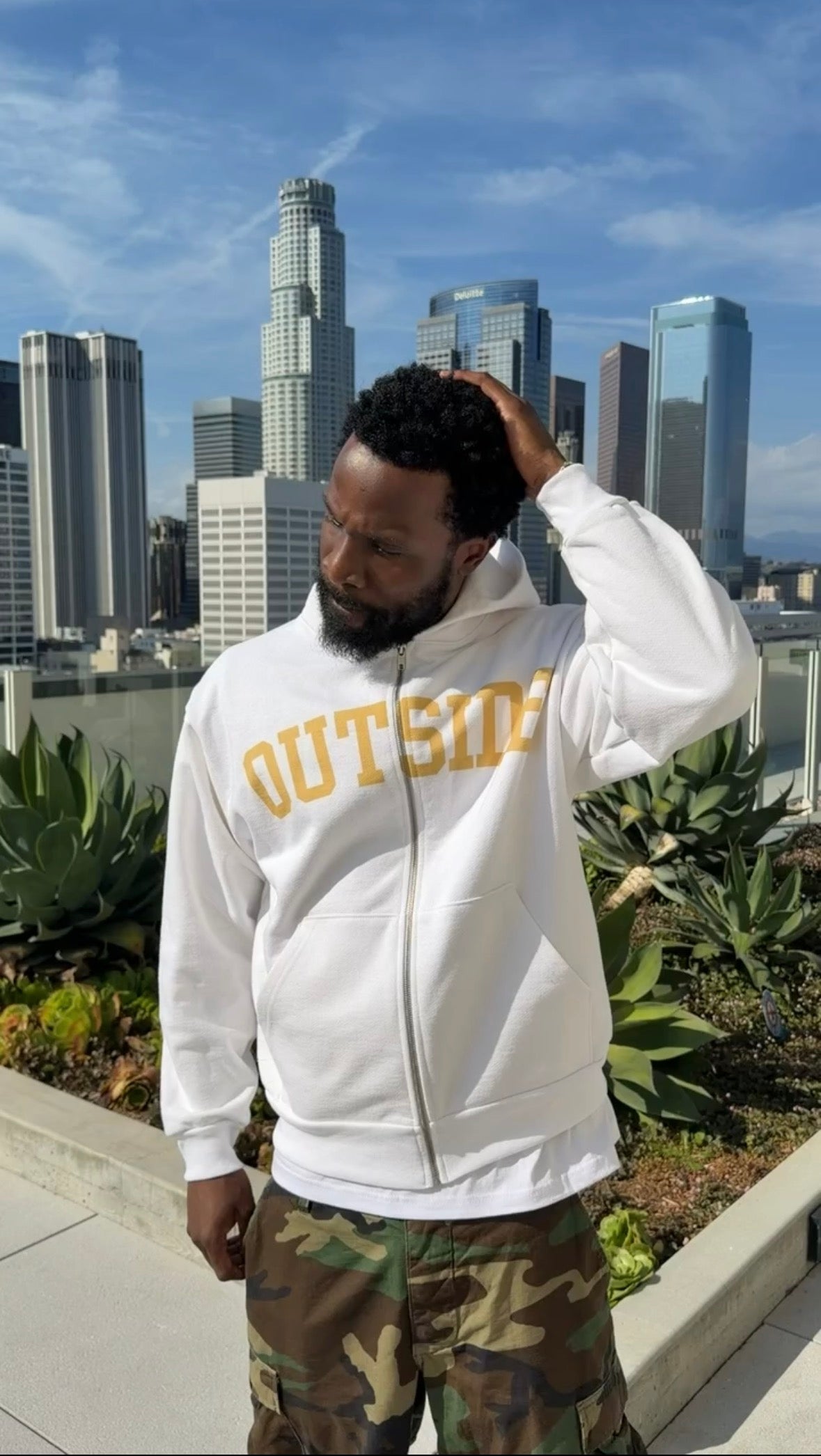 Outside Zip Up | Beach Sand