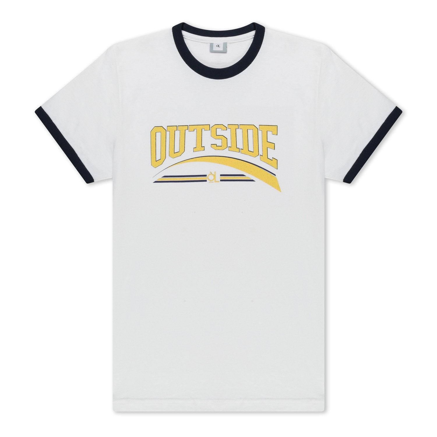 Outside Ringer Tee | Blue